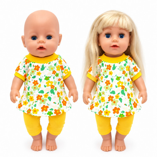Letní souprava Květiny pro Baby Born 43cm