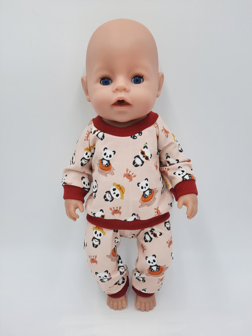 Pyžamo Panda pro Baby Born 43cm