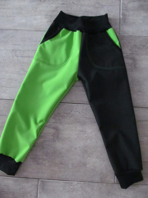 KALHOTY SOFTSHELL...TEPLÉ VEL.116 sleva — foto 1