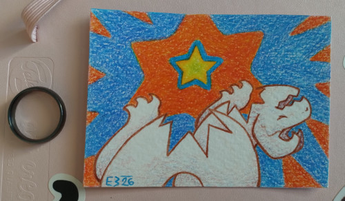 ACEO "Dračí duše" - drobný originál