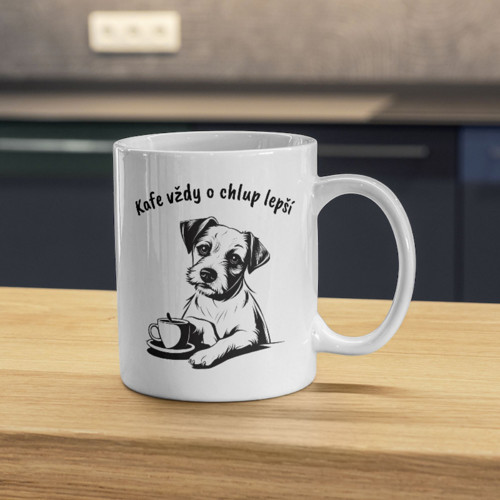 Kafe vždy o chlup lepší - Hrníček