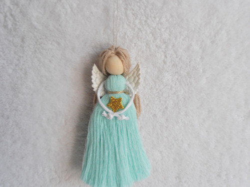 4 x macramé andílek