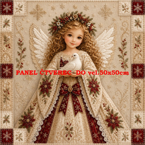 Bavlněný panel 45x45 cm - skladem