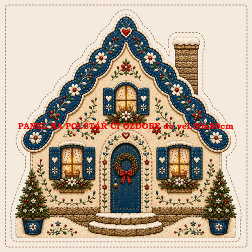 Bavlněný panel 40x40 cm - skladem
