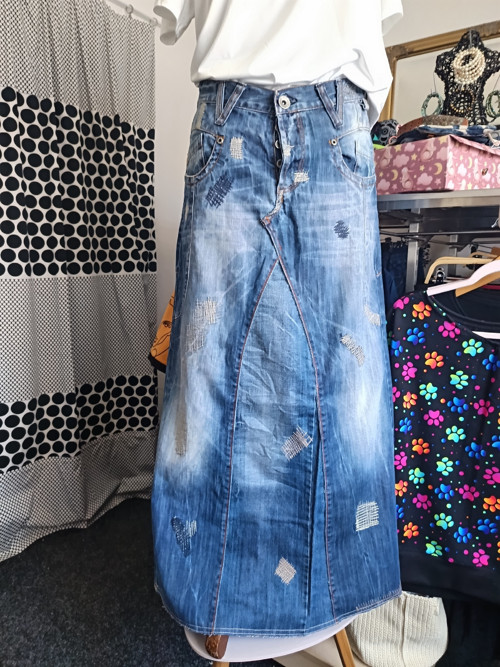 Maxi denimovka — foto 1