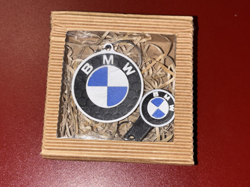 BMW dárková sada – klíčenka a nákupní žeto