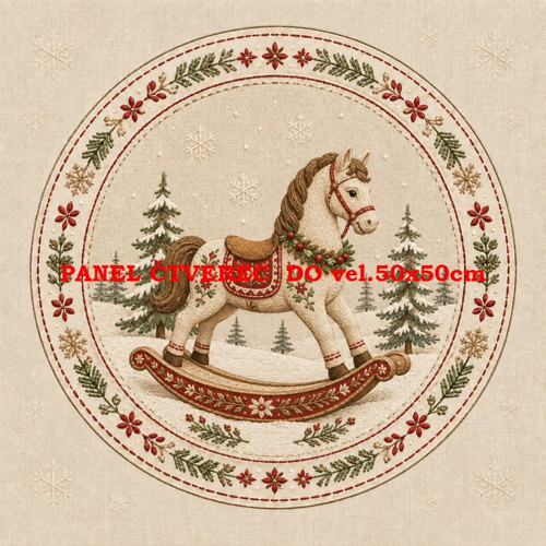 Bavlněný panel 30x30 cm - skladem
