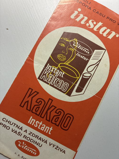 Kakao instant z Vitany - sešitek