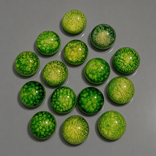 Akrylové kabošony 19x7mm (11ks)