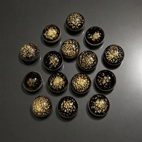 Akrylové kabošony 19x7mm (10ks)