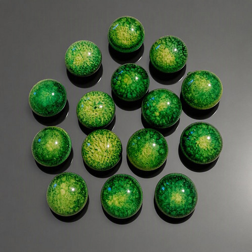 Akrylové kabošony 19x7mm (9ks)