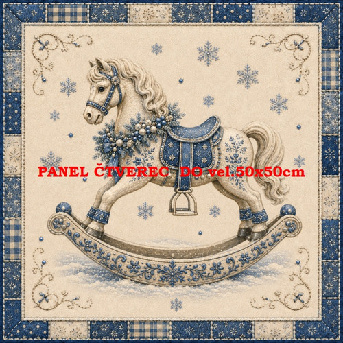 Bavlněný panel 15x15 cm - skladem