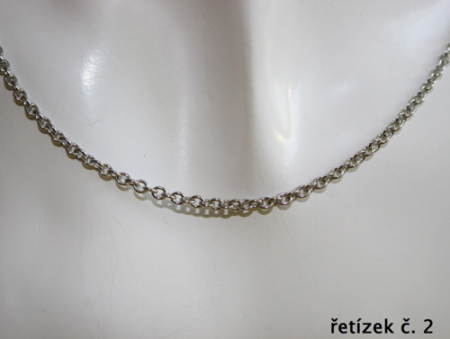 Řetízek z chirurgické oceli č.2 - 65cm
