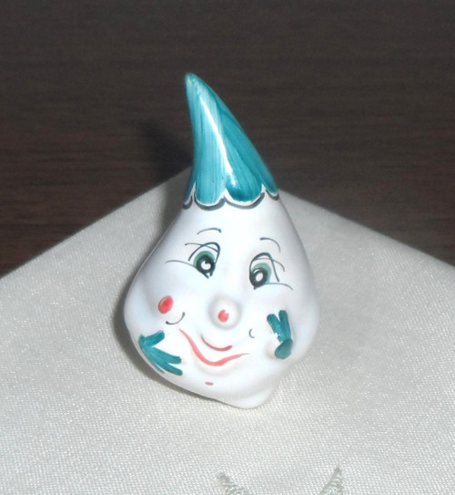 Porcelánová dekorace, miniatura • KAPKA štěstí