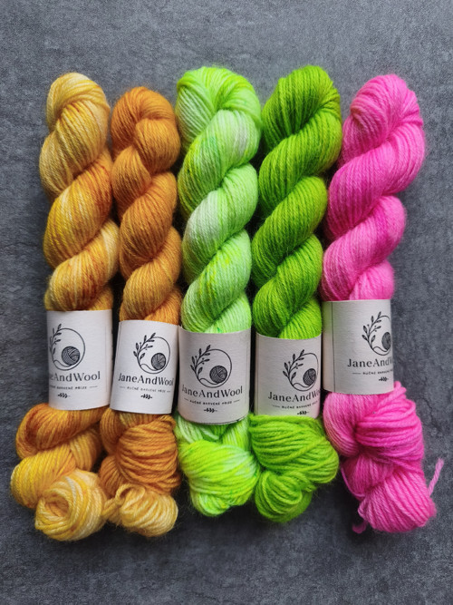 Set 5x20g/84m, 75%vlna, 25% polyamid