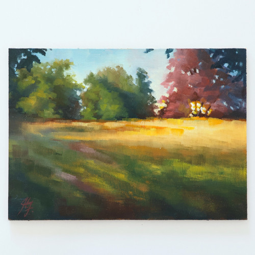 Studie krajiny č. 11 | 18 × 13 cm
