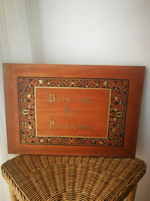 Malovaná dřevěná cedule — foto 1