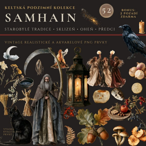 Samhain – keltská podzimní kolekce PNG