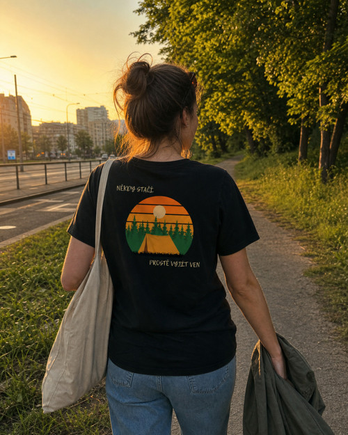 Unisex tričko Vyjít ven | 100% bavlna