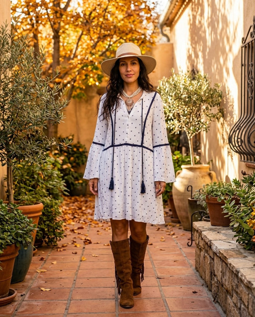 Boho minišaty — foto 1