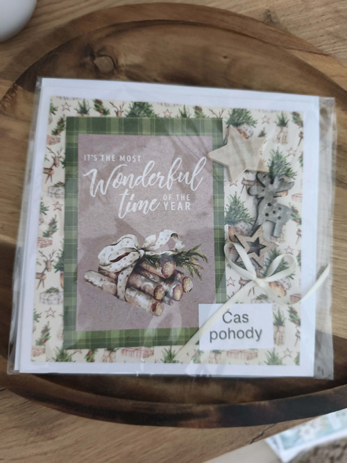 Vánoční přáníčko "čas pohody" — foto 1