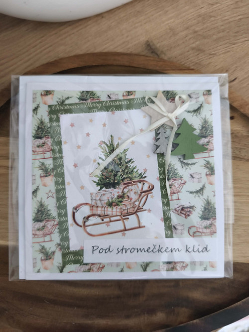 Vánoční přáníčko "pod stromečkem klid" — foto 1