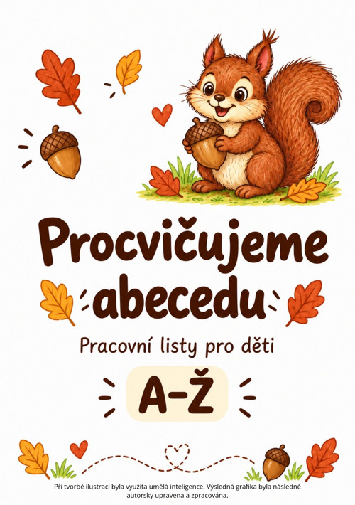 Veverčí písanka - písmena