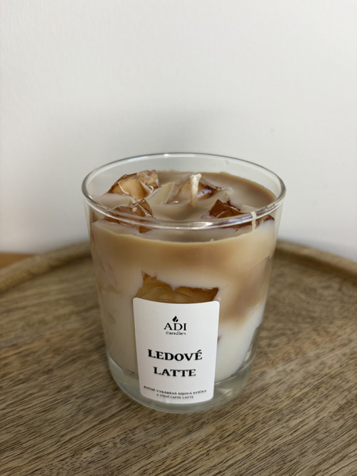 Sójová svíčka Ledové latte — foto 1