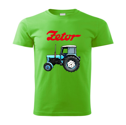 ZETOR 30 dětské tričko s traktorem zelené