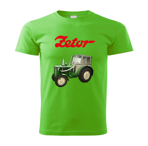 ZETOR 50 SUPER dětské tričko s traktorem zelené
