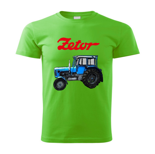 ZETOR 4011 dětské tričko s traktorem zelené