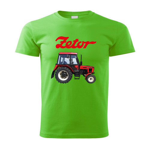 ZETOR 7011 dětské tričko s traktorem zelené