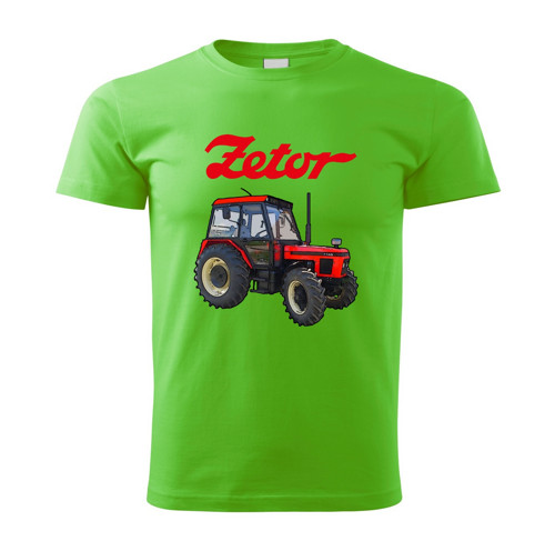 ZETOR 7745 dětské tričko s traktorem zelené