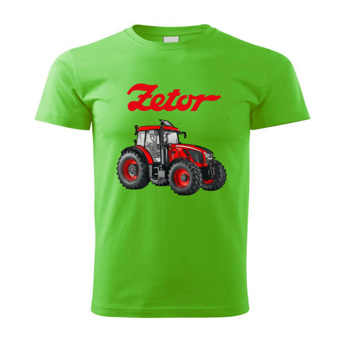ZETOR Crystal 160 dětské tričko s traktorem zelené