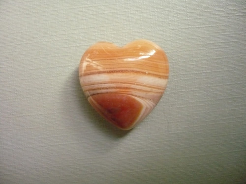 Nevrt. srdíčko 25 mm - sardonyx, č.47f