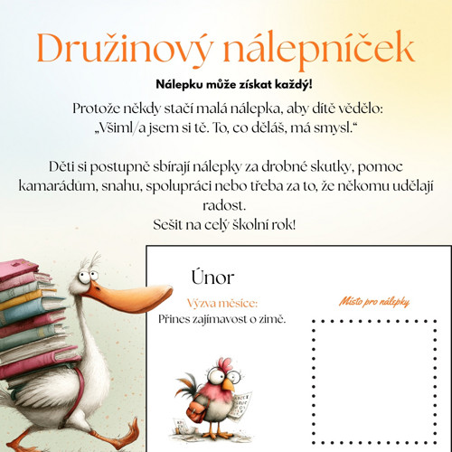 Nálepníček - družinový