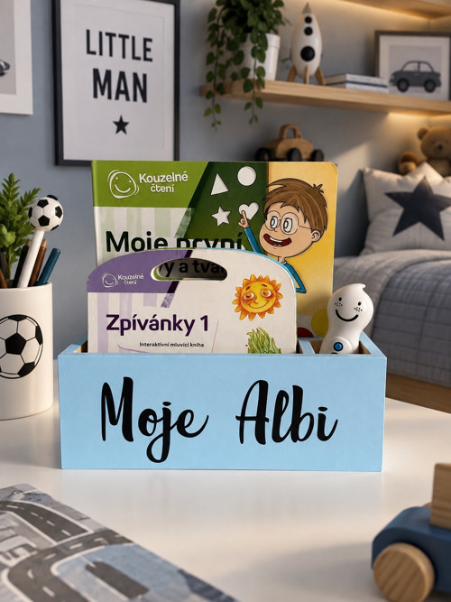 Dřevěný Albi pořadač