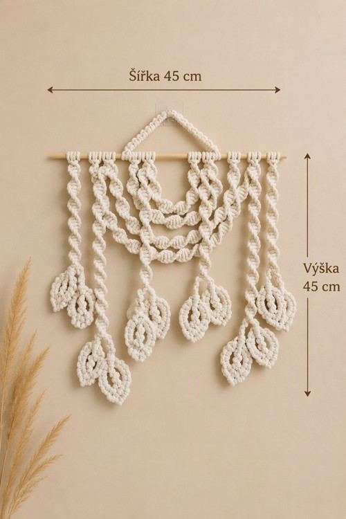 Macrame lístečky