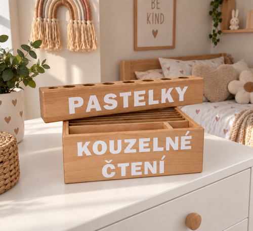 Dřevěný Albi pořadač