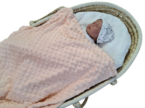 Dětská deka Minky - Meruňková