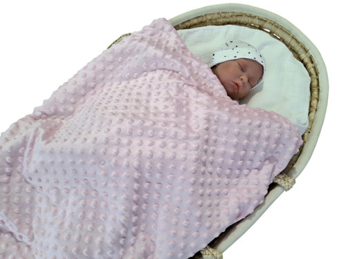 Dětská deka Minky - růžová