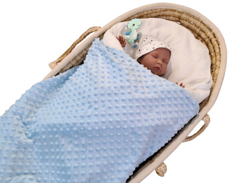 Dětská deka Minky - modrá