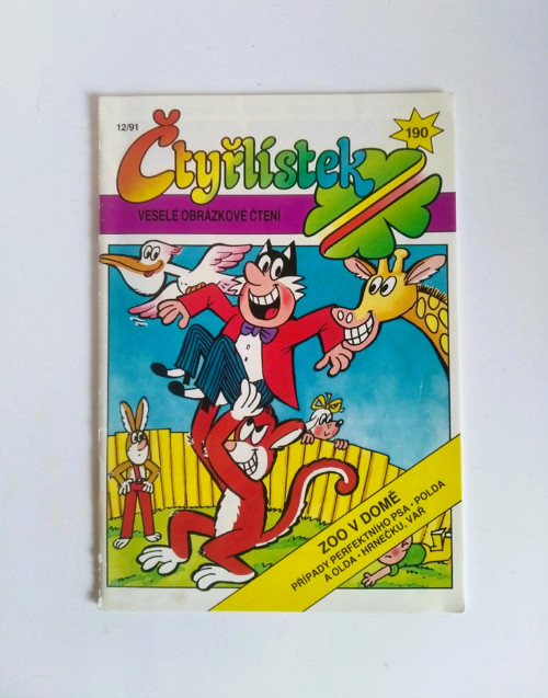 Čtyřlístek 190/1991 - ZOO v domě