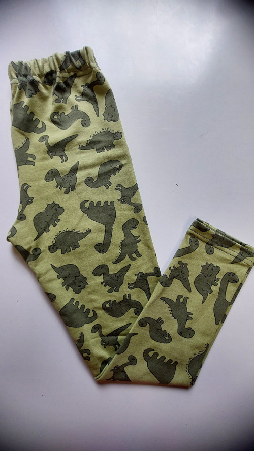 Spodky, legíny vel.86 "...zelené dino