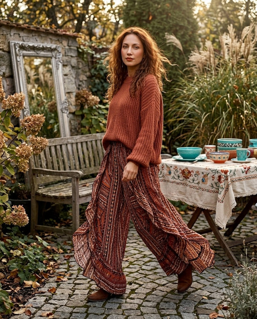 Culottes boho vzory — foto 1