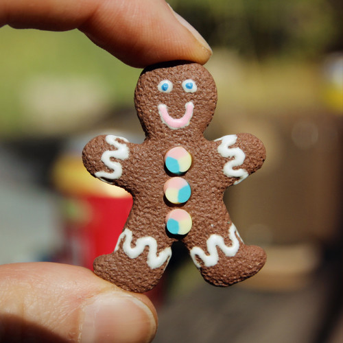 Gingerman (perníkový panáček fimo brož)