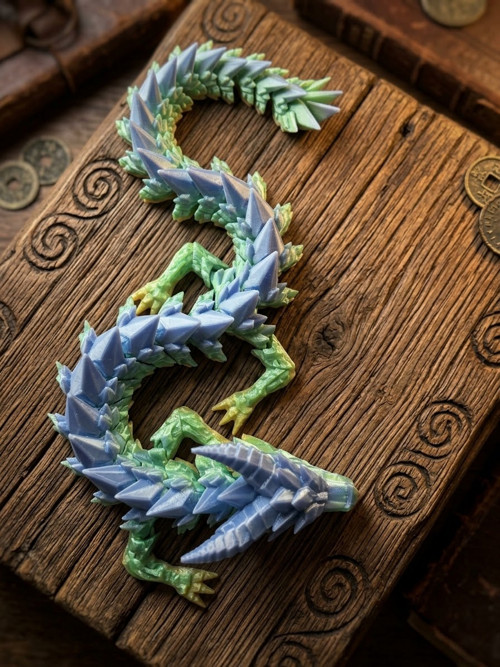 Drak tří živlů - 42cm - 3D tisk