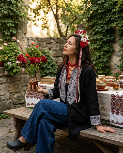 Kardigan folklore vibe — foto 1
