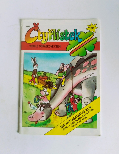 Čtyřlístek 191/1992 - Brontosaurus Alík