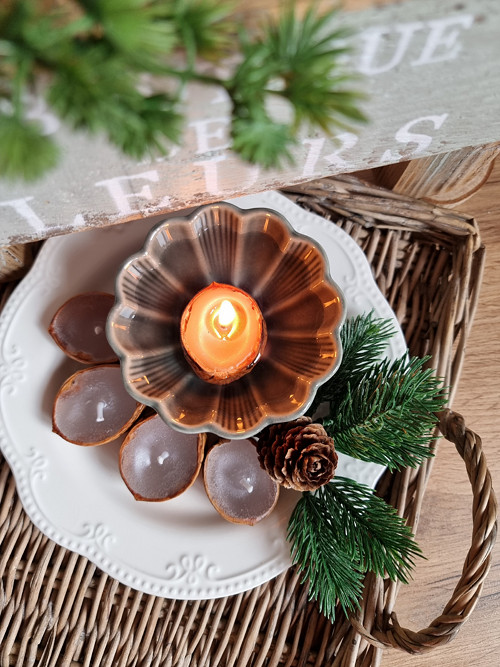 Plovoucí VÁNOČNÍ svíčka - čirá — foto 1